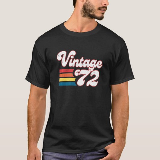 51歳シャツ1972年51生まれ誕生日Wome Tシャツ (正面)