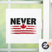 51番目のカナダ人トランプのポリティックなし ウィンドウサイン (ホーム)