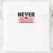 51番目のカナダ人トランプのポリティックなし ラウンドシール (バッグ)