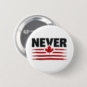 51番目のカナダ人トランプのポリティックなし 缶バッジ (正面&裏面)