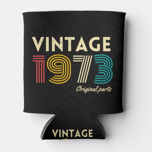 51番目の誕生日ヴィンテージ1973オリジナル部品 缶クーラー (正面)