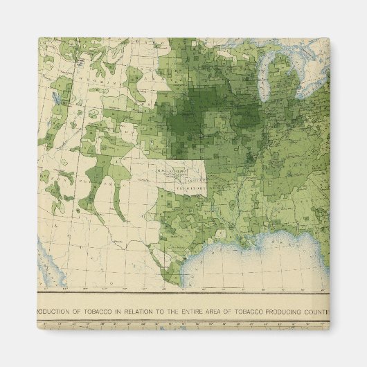 51穀物、タバコ1890 マグネット (正面)