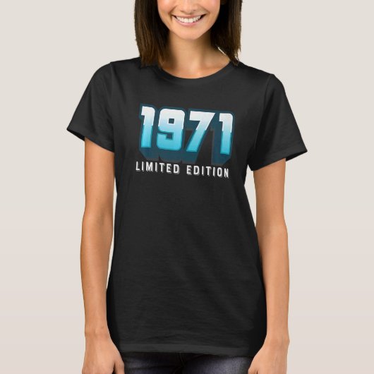 51誕生日レディースメンズ51年1971 1 Tシャツ (正面)