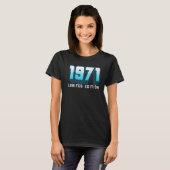 51誕生日レディースメンズ51年1971 1 Tシャツ (正面フル)