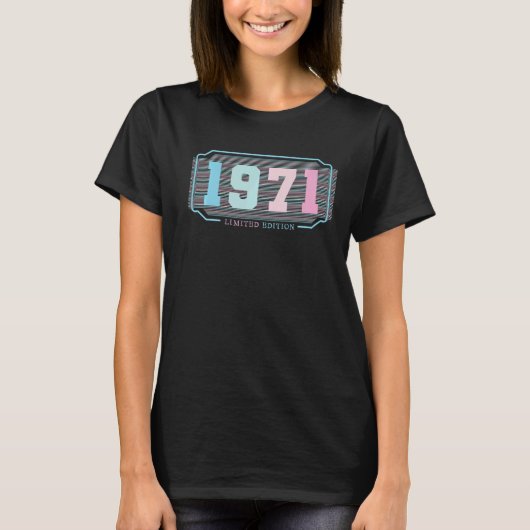 51誕生日レディースメンズ51年1971 22 Tシャツ (正面)