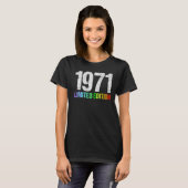 51誕生日レディースメンズ51年1971 3 Tシャツ (正面フル)