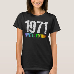 51誕生日レディースメンズ51年1971 3 Tシャツ