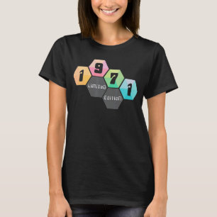 51誕生日レディースメンズ51年1971 9 Tシャツ
