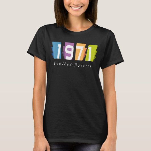 51誕生日レディースメンズ51年1971 Tシャツ (正面)