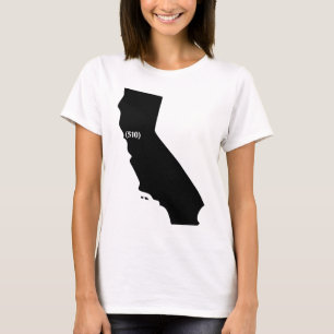 510市外局番、カリフォルニアの湾区域 Tシャツ