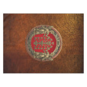 [510]生命の木と二つの金ゴールドニンシュタ テーブルクロス (正面(横))