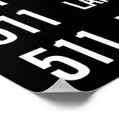 511バスルストレプリカTTC路面電車ロールサイン ポスター (角)