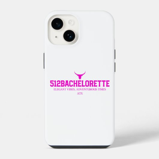 512Bachelorette iPhone 14 ハードケース - 光沢仕上げ iPhoneケース (裏面)