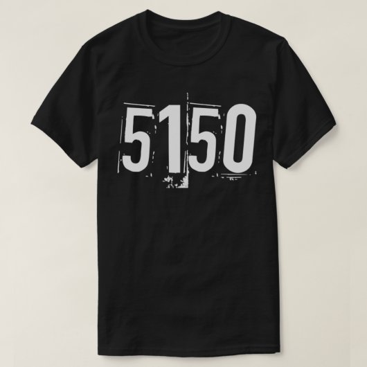 5150 Tシャツ (デザイン正面)
