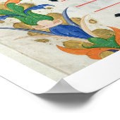 515 f.1r魚の奇跡的荷車を引くな奇跡 ポスター (角)