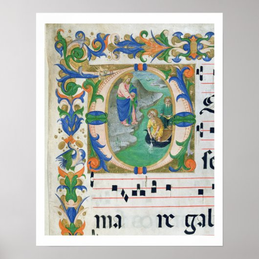 515 f.1r魚の奇跡的荷車を引くな奇跡 ポスター (正面)