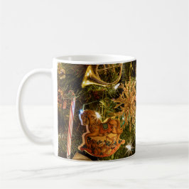 5183 – クリスマスツリーとオーナメントとライト コーヒーマグカップ