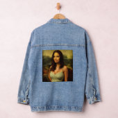 「519年後のモナリザ」 デニムジャケット (ハンガー)