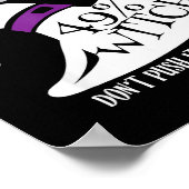 51% ナース 49% ウィッチ 押しすぎるな 面白い Y ナース ハル ポスター (角)