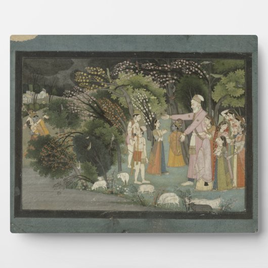 51.207/28 Nandaのラダ頼ーがクリシュナホテルを護衛する フォトプラーク (正面)