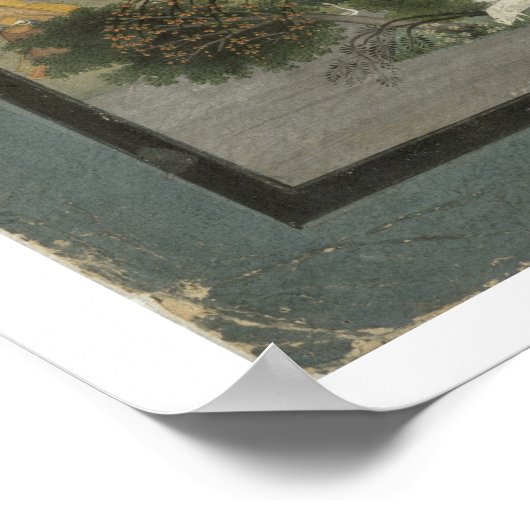 51.207/28 Nandaのラダ頼ーがクリシュナホテルを護衛する ポスター (角)