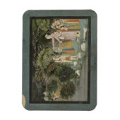 51.207/28 Nandaのラダ頼ーがクリシュナホテルを護衛する マグネット (縦)