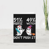 51% nurse 49% witch don't push it  カード (正面)