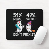 51% nurse 49% witch don't push it  マウスパッド (マウス)