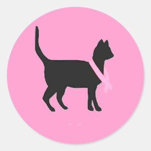 51b88黒猫ピンクリボン乳がんの原因 ラウンドシール