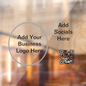 52インチ×37.56インチ ビジネス用ロゴ ウィンドウクリング ウィンドウサイン (シート2)