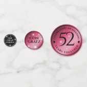 52エレガントnd Star Rubyの結婚記念日 コンフェッティ (正面)