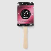 52エレガントnd Star Rubyの結婚記念日 ハンドファン (裏面)