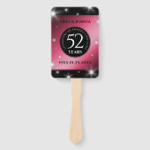 52エレガントnd Star Rubyの結婚記念日 ハンドファン (正面)