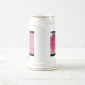 52エレガントnd Star Rubyの結婚記念日 ビールジョッキ (中央)