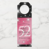 52エレガントnd Star Rubyの結婚記念日 ボトルネックタグ (裏面)