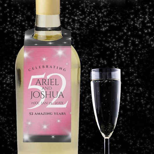 52エレガントnd Star Rubyの結婚記念日 ボトルネックタグ