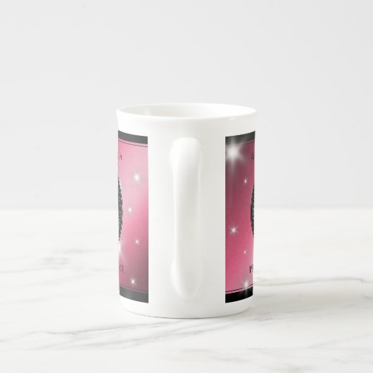 52エレガントnd Star Rubyの結婚記念日 ボーンチャイナマグカップ (裏面)