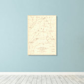 52中央の黒人の人口1880-1900 キャンバスプリント (インサイチュ (ウッドフロア))