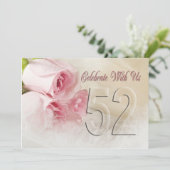 52周年パーティーの招待状 招待状 (スタンド正面)