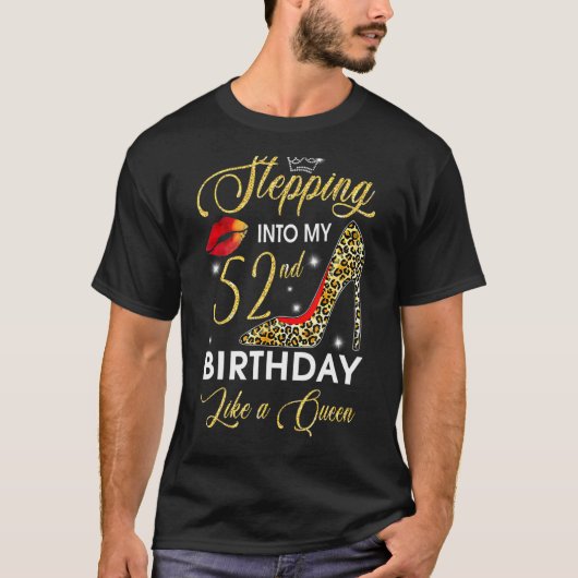 52回目の誕生日に入るボスW Tシャツ (正面)