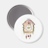 52日目 – カッコウ時計 マグネット (正面/裏面)