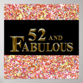 52歳の誕生日おめでとう ポスター (正面)