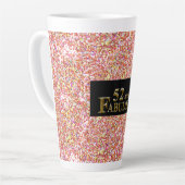52歳の誕生日 カフェラテマグ (左アングル)