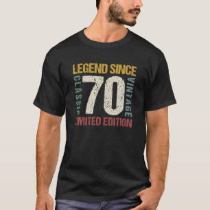 52歳ヴィンテージ1970 52番目の誕生日装飾 Tシャツ