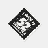 52歳皮肉ミームおもしろい52誕生日 スタンダードカクテルナプキン (角)