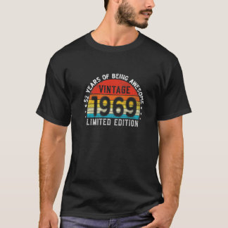52歳素晴らし1969年ヴィンテージ第52歳 Tシャツ