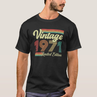 52歳1971年生まれ52歳のヴィンテージ Tシャツ