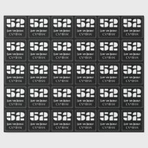 52番目の誕生日:インスパイアアールデコ検索「52」 & Name