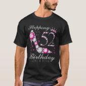 52番目のB-Daボスのように私の52誕生日に踏み込む Tシャツ (正面)