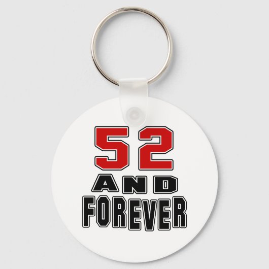 52誕生日デザイン キーホルダー (正面)